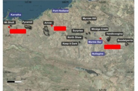 Map 1: Raiden Pilbara properties